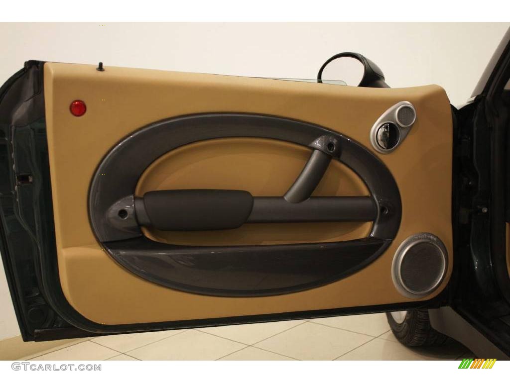 2004 Mini Cooper Hardtop Cordoba Beige Door Panel Photo #24981474