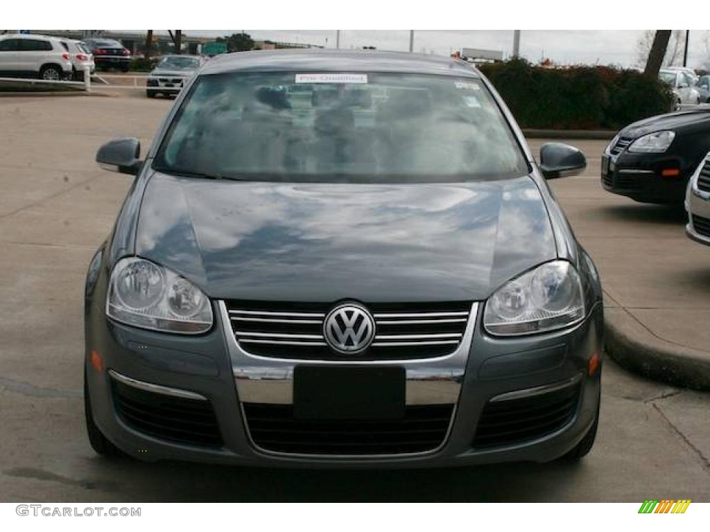 2007 Jetta 2.0T Sedan - Blue Graphite Metallic / Anthracite photo #20