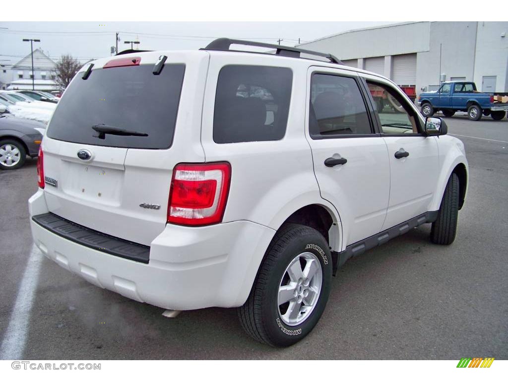 2009 Escape XLT V6 4WD - White Suede / Camel photo #5