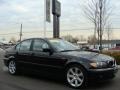 2002 Jet Black BMW 3 Series 325i Sedan  photo #3