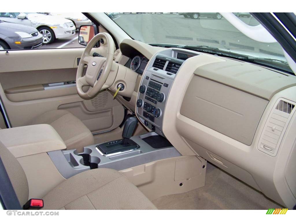 2009 Escape XLT V6 4WD - White Suede / Camel photo #20