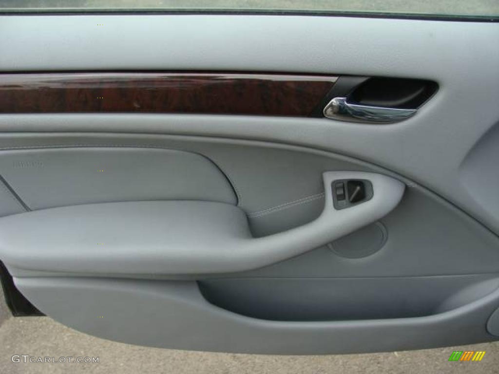 2002 3 Series 325i Sedan - Jet Black / Grey photo #6