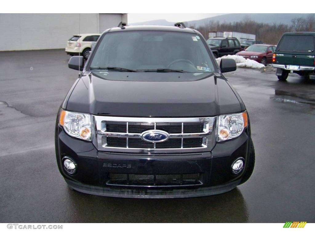 2009 Escape XLT V6 4WD - Black Pearl Slate Metallic / Charcoal photo #2