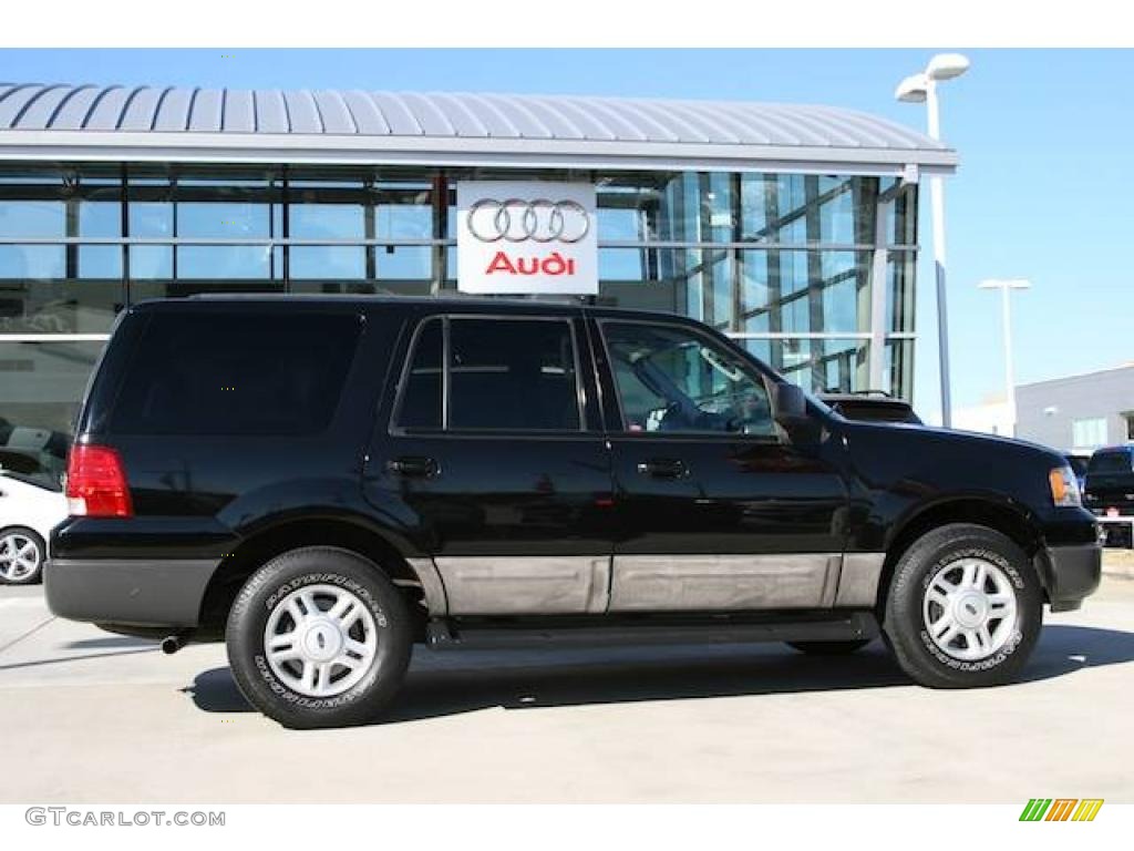 2003 Expedition XLT - Black Clearcoat / Flint Grey photo #1