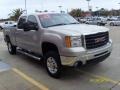 2008 Silver Birch Metallic GMC Sierra 2500HD SLT Z71 Crew Cab 4x4  photo #5