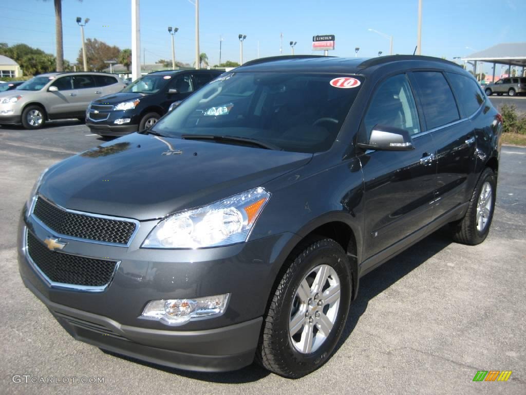 2010 Traverse LT - Cyber Gray Metallic / Ebony photo #1