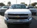 2009 Summit White Chevrolet Silverado 2500HD Work Truck Regular Cab  photo #2