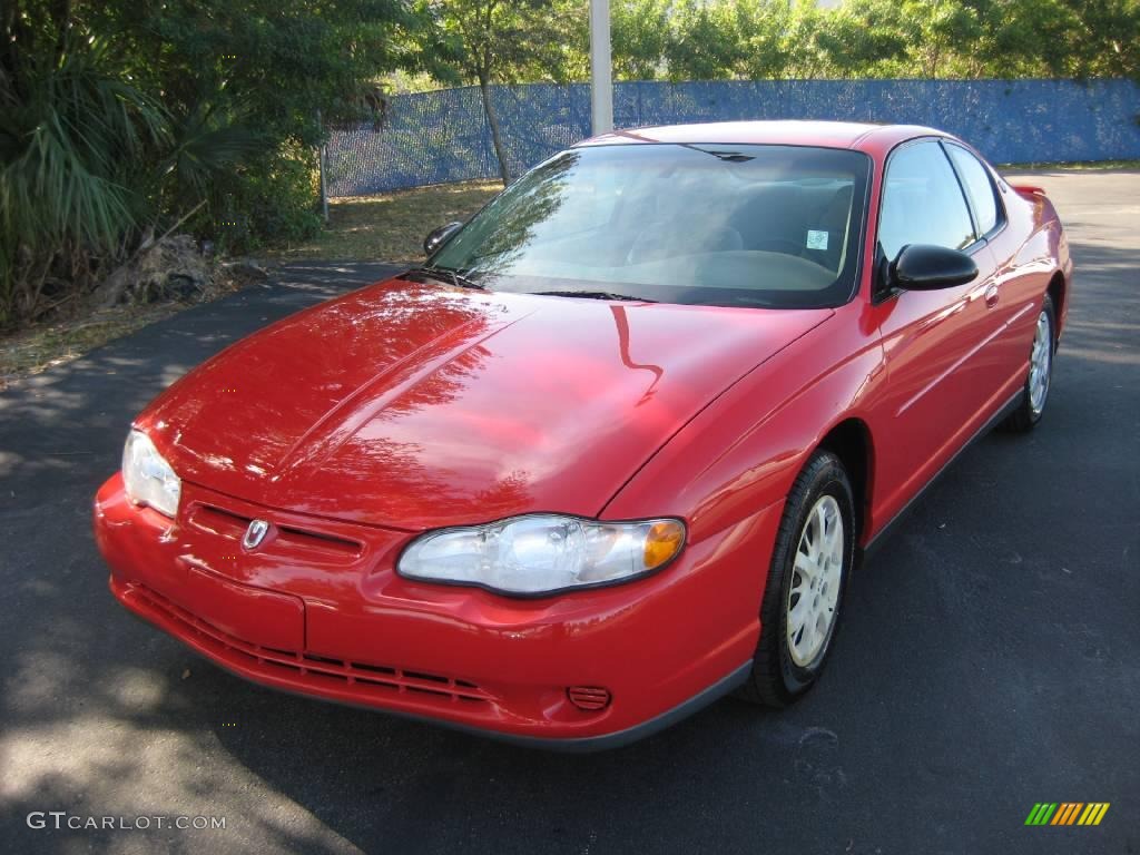 Bright Red Chevrolet Monte Carlo