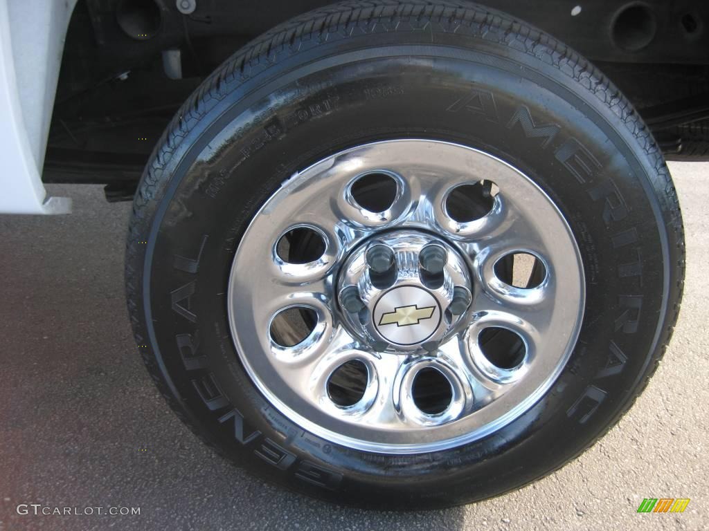 2008 Silverado 1500 LS Crew Cab - Summit White / Light Titanium/Ebony Accents photo #4