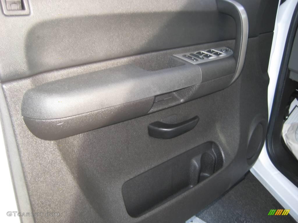 2008 Silverado 1500 LS Crew Cab - Summit White / Light Titanium/Ebony Accents photo #6