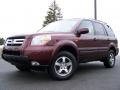 2007 Dark Cherry Pearl Honda Pilot EX 4WD  photo #5