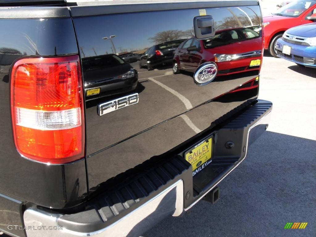 2005 F150 Lariat SuperCrew - Black / Tan photo #6