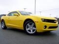 2010 Rally Yellow Chevrolet Camaro LT Coupe  photo #3