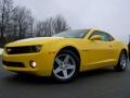 2010 Rally Yellow Chevrolet Camaro LT Coupe  photo #7