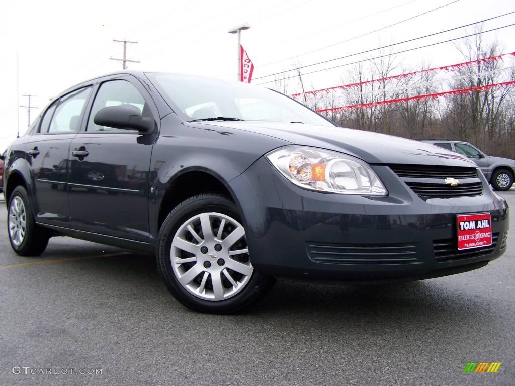 2009 Cobalt LS Sedan - Slate Metallic / Gray photo #1