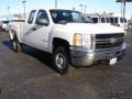 Summit White - Silverado 2500HD Work Truck Extended Cab 4x4 Photo No. 3