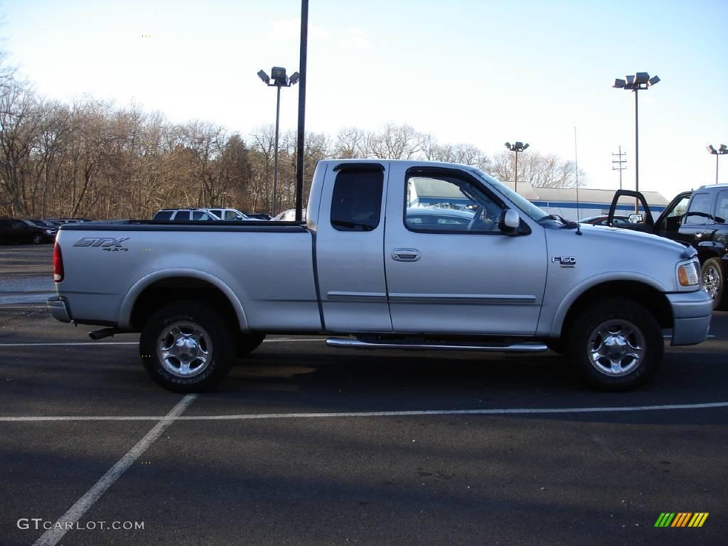 2003 F150 STX SuperCab 4x4 - Silver Metallic / Dark Graphite Grey photo #7