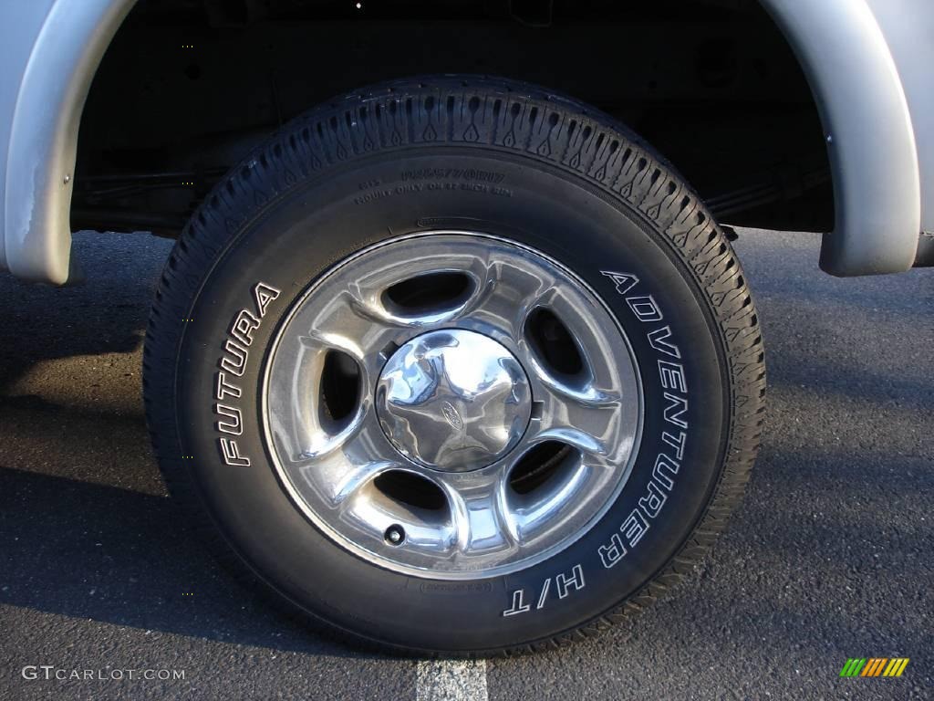 2003 F150 STX SuperCab 4x4 - Silver Metallic / Dark Graphite Grey photo #8
