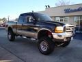 2000 Black Ford F250 Super Duty Lariat Extended Cab 4x4  photo #12