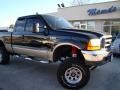 2000 Black Ford F250 Super Duty Lariat Extended Cab 4x4  photo #37