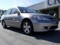 2005 Shoreline Mist Metallic Honda Civic EX Sedan  photo #2