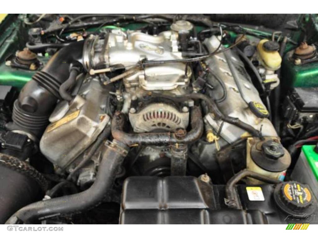 1999 Mustang SVT Cobra Convertible - Electric Green Metallic / Dark Charcoal photo #20