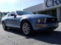 2005 Windveil Blue Metallic Ford Mustang V6 Deluxe Coupe  photo #2