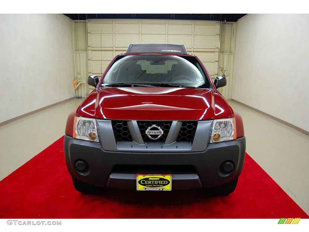 2005 Xterra S - Red Brawn Pearl / Steel/Graphite photo #5