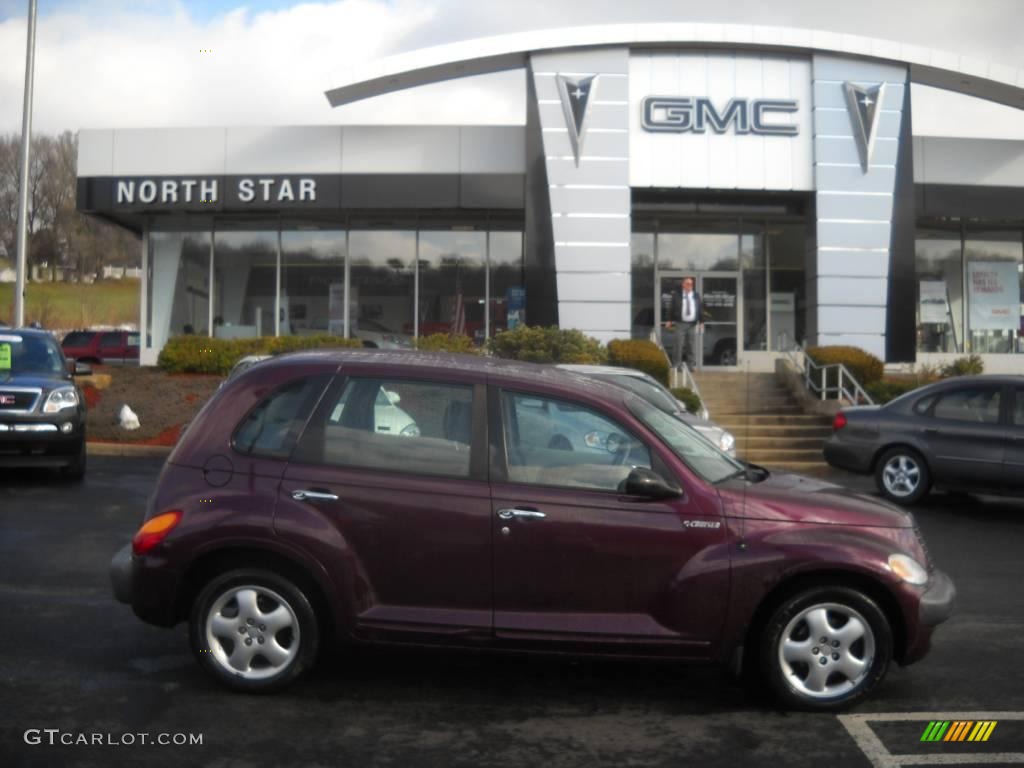 2001 PT Cruiser  - Deep Cranberry Pearl / Taupe/Pearl Beige photo #1
