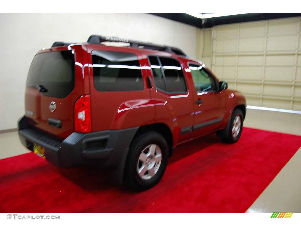 2005 Xterra S - Red Brawn Pearl / Steel/Graphite photo #9