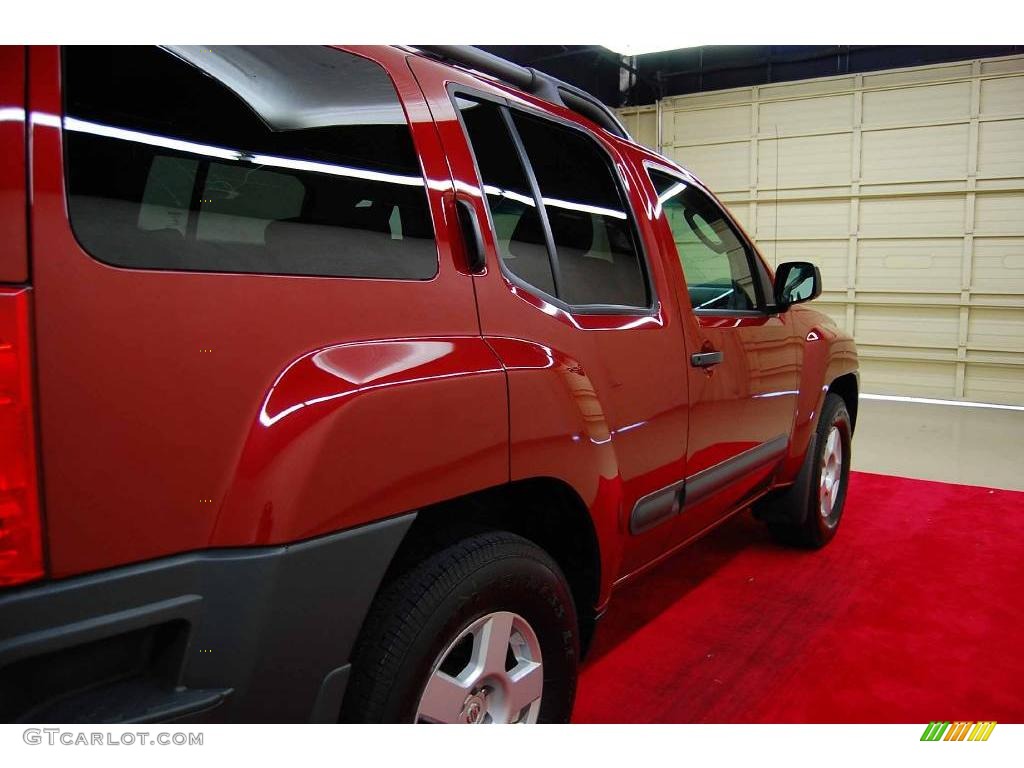 2005 Xterra S - Red Brawn Pearl / Steel/Graphite photo #10