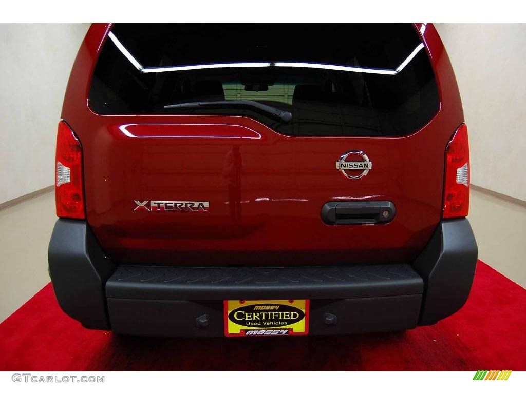 2005 Xterra S - Red Brawn Pearl / Steel/Graphite photo #11