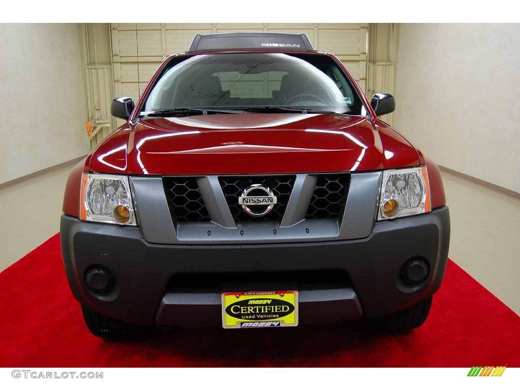 2005 Xterra S - Red Brawn Pearl / Steel/Graphite photo #16