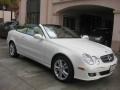 2007 Arctic White Mercedes-Benz CLK 350 Cabriolet  photo #23