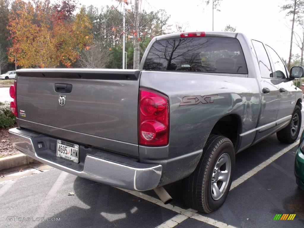 2008 Ram 1500 SXT Quad Cab - Mineral Gray Metallic / Medium Slate Gray photo #2