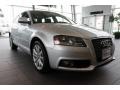 Ice Silver Metallic 2010 Audi A3 2.0 TFSI