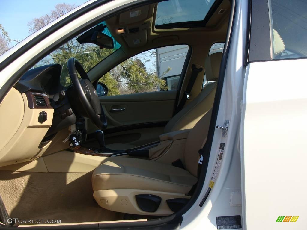 2006 3 Series 325i Sedan - Alpine White / Beige photo #7