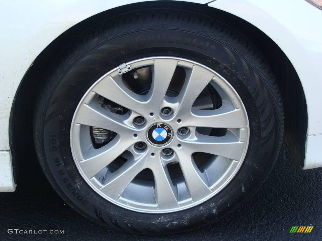 2006 3 Series 325i Sedan - Alpine White / Beige photo #13