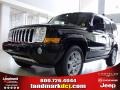 2010 Brilliant Black Crystal Pearl Jeep Commander Limited  photo #1