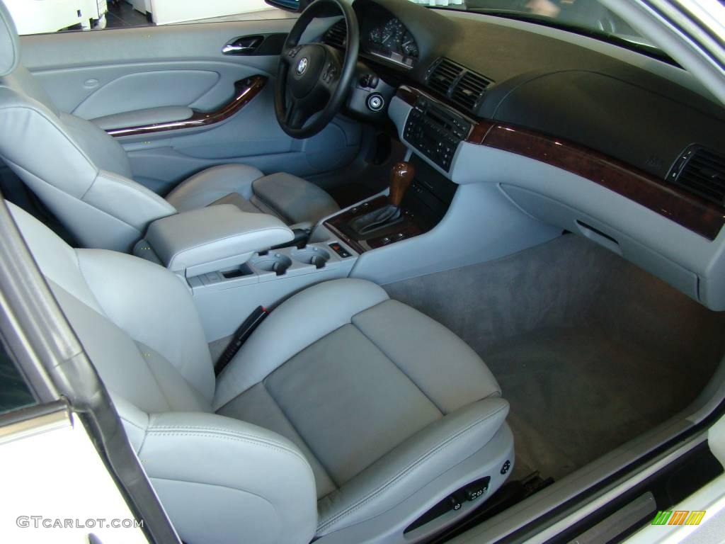2006 3 Series 325i Coupe - Alpine White / Grey photo #13