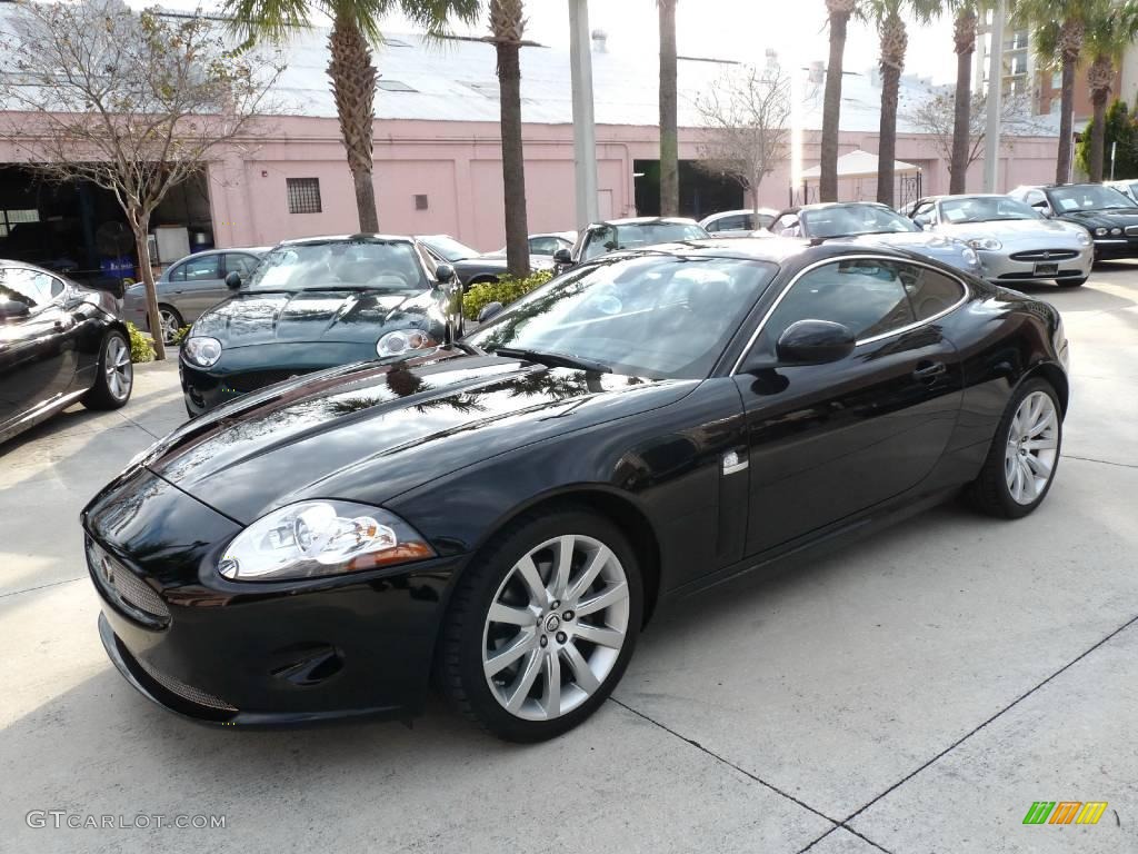 Ebony Black Jaguar XK