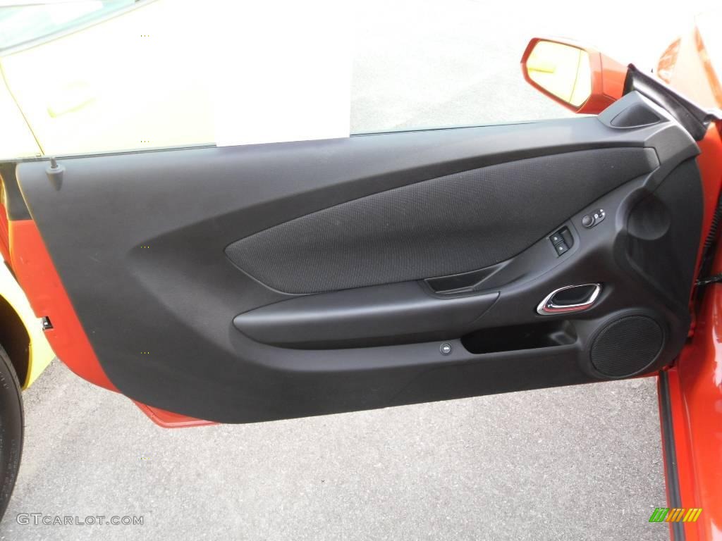 2010 Camaro LT Coupe - Inferno Orange Metallic / Black photo #7