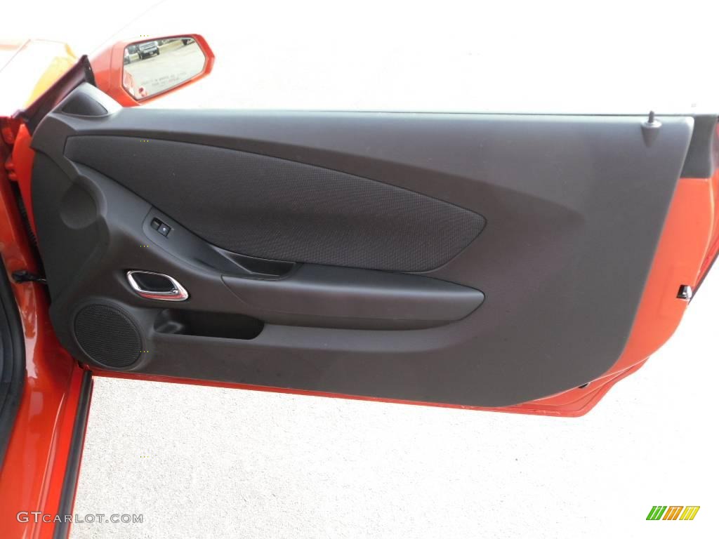 2010 Camaro LT Coupe - Inferno Orange Metallic / Black photo #15