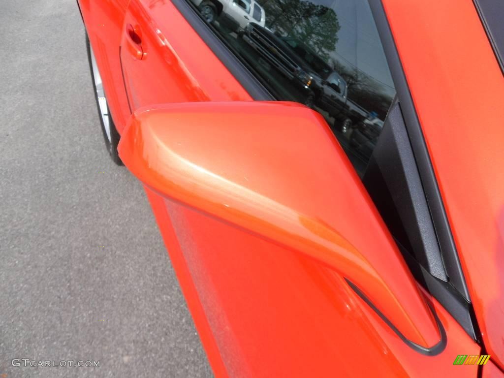 2010 Camaro LT Coupe - Inferno Orange Metallic / Black photo #17