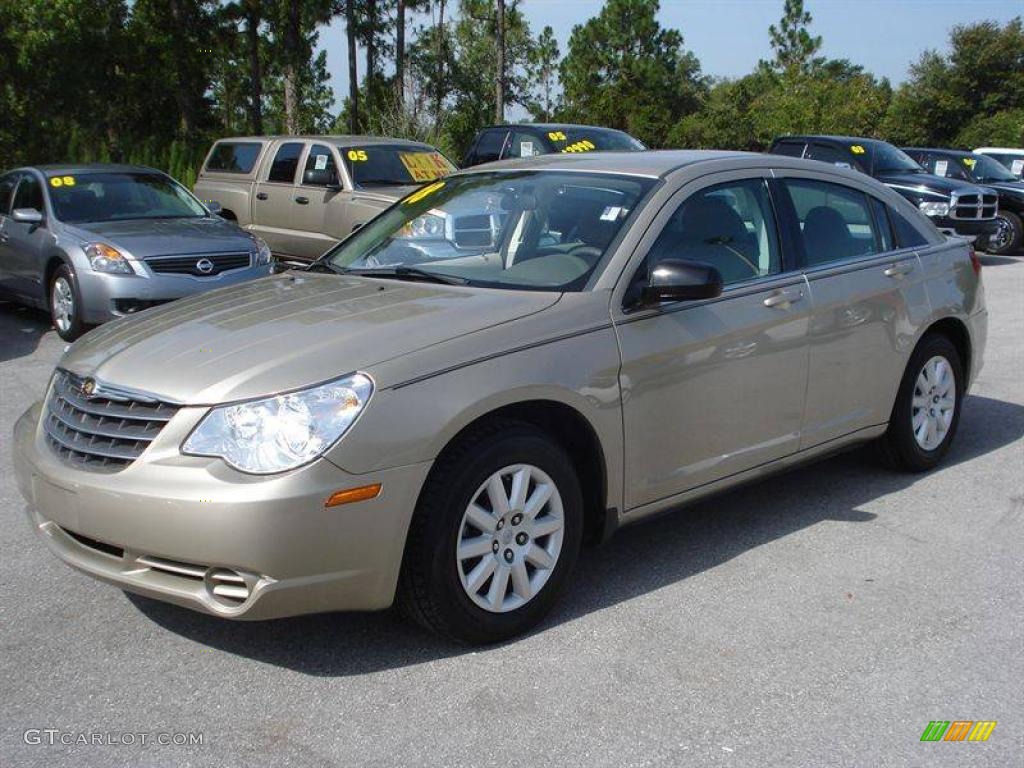 2008 Sebring LX Sedan - Light Sandstone Metallic / Dark Khaki/Light Graystone photo #1