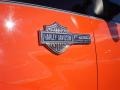 2004 Black/Competition Orange Ford F250 Super Duty Harley Davidson Crew Cab 4x4  photo #4