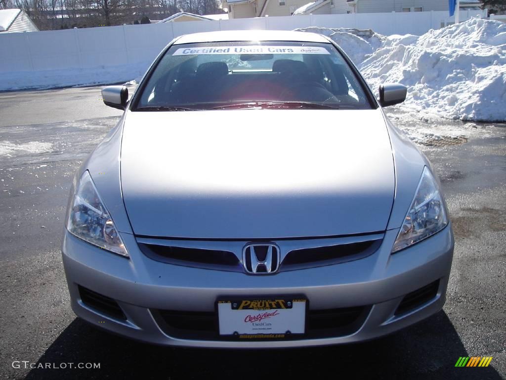 2006 Accord LX Sedan - Alabaster Silver Metallic / Black photo #8