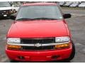 2001 Victory Red Chevrolet S10 LS Extended Cab 4x4  photo #2