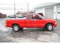 2001 Victory Red Chevrolet S10 LS Extended Cab 4x4  photo #4