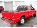 2001 Victory Red Chevrolet S10 LS Extended Cab 4x4  photo #5